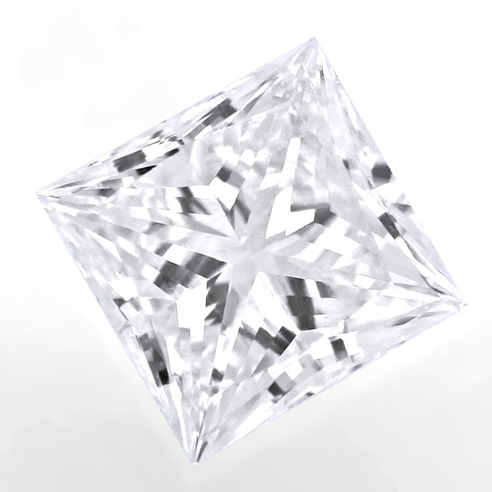 Foto 2 - Diamant Princess Schliff 0,30ct Top Wesselton F VS1 IGI, D6686