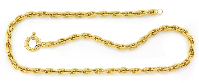 Foto 1 - Modische Doppelanker Halskette 50cm lang in 750er Gold, K3381