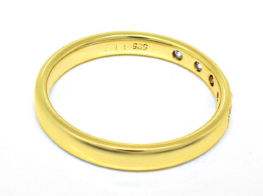 Foto 3 - Memory Brillanten-Ring, 14K massiv Gelbgold, S8373