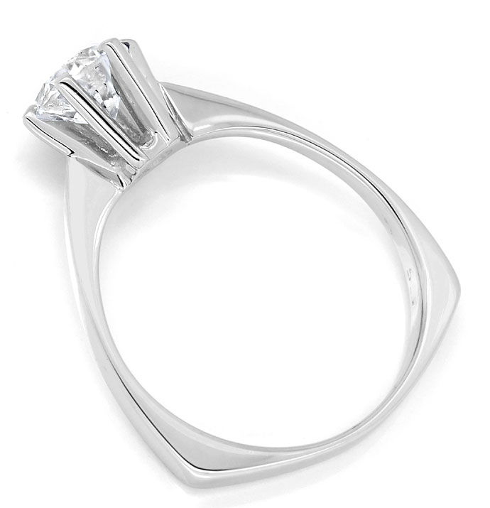 Foto 3 - Klassischer Solitär Ring mit 1,14ct Brillant-Weißgold, S9883