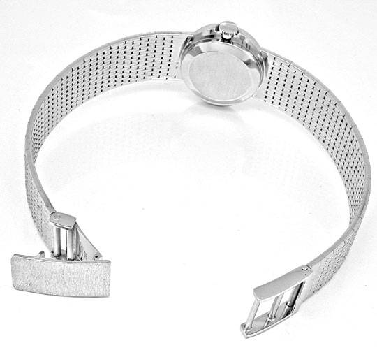 Foto 3 - Damen Diamant-Armbanduhr, 18K Wg River Lupenrein Topuhr, U1003